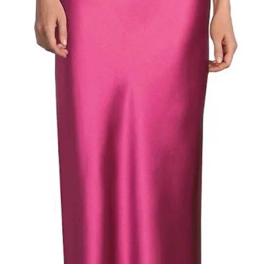 Zara Silk Pink Skirt